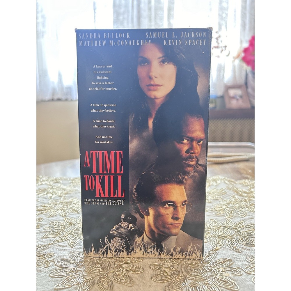 A Time to Kill Rare VHS Screener, Sandra Bullock, Kevin Spacey Tested Works